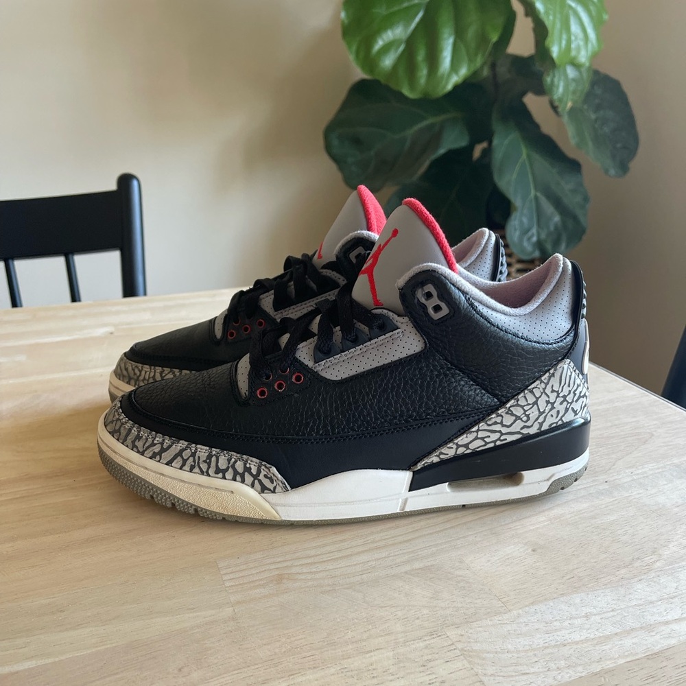 Nike Air Jordan OG Mid Black Cement 3 Size 8 Great condition No Box